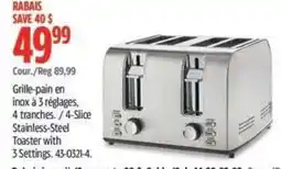Canadian Tire Stainless-Steel Toaster offer