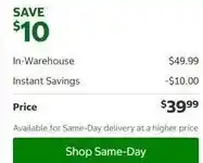 Costco In-Warehouse offer