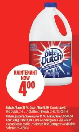 Canadian Tire Old Dutch bleach offer