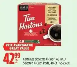 Canadian Tire Tim Hortons K-Cup Pods offer