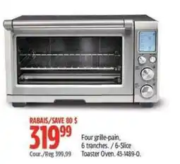 Canadian Tire Four grille-pain, 6 tranches. / 6-Slice Toaster Oven offer