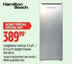 Canadian Tire Hamilton Beach 6.5 Cu-Ft Upright Freezer offer