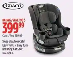 Canadian Tire Graco easy turn rotating car seat offer