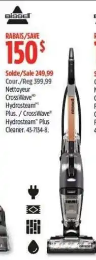 Canadian Tire Bissell CrossWave Hydrosteam Plus offer