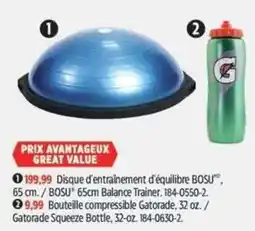 Canadian Tire Bosu balance trainer offer