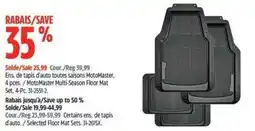 Canadian Tire MotoMaster Multi-Season Floor Mat Set offer