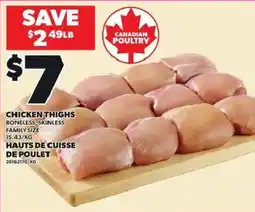 Independent Grocer Canadian Poultry chicken thighs boneless skinless offer