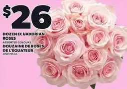 Independent Grocer Dozen Ecuadorian Roses offer