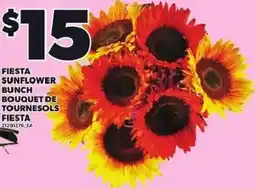 Independent Grocer Fiesta sunflower bunch offer
