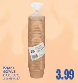 Wholesale Club Kraft bowls offer