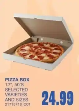 Wholesale Club Pizza box offer