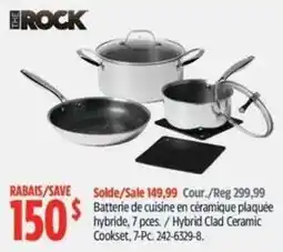 Canadian Tire The Rock hybrid clad ceramic cookset offer