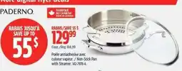 Canadian Tire Paderno non-stick pan with steamer offer