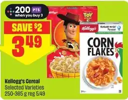 FreshCo Kellogg's Cereal Selected Varieties offer