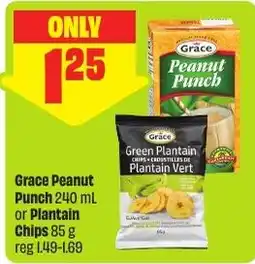 FreshCo Grace Peanut Punch or Plantain Chips offer