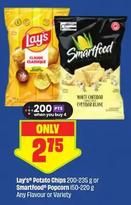 FreshCo Lay's potato chips or Smartfood popcorn offer