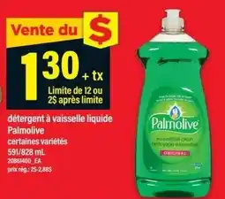Maxi Palmolive detergent vaisselle liquide certaines variétés offer
