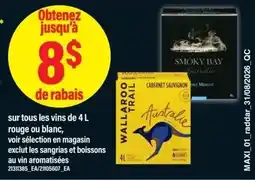 Maxi Wallaroo Trail Cabernet Sauvignon offer