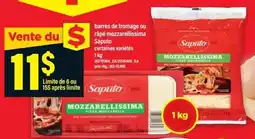 Maxi Saputo mozzarella pizza offer