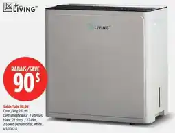 Canadian Tire for LIVING 2-Speed Dehumidifier, White offer