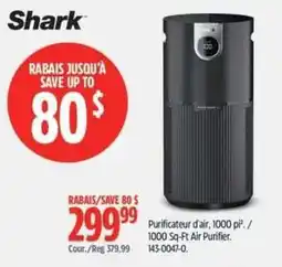 Canadian Tire Shark 1000 Sq-Ft Air Purifier offer