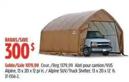 Canadian Tire Alpine SUV/Truck Shelter offer