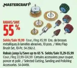 Canadian Tire Mastercraft wire/flap brush set offer