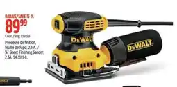 Canadian Tire DeWalt 1/4" sheet finishing sander offer