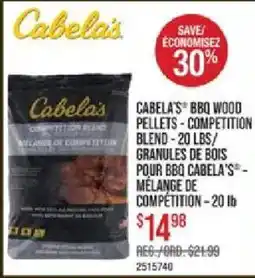 Cabela's Cabela's bbq wood pellets - competition blend offer