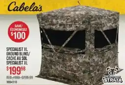 Cabela's Cabela's specialist xl ground blind offer