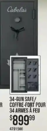 Cabela's Cabelas 34-gun safe offer