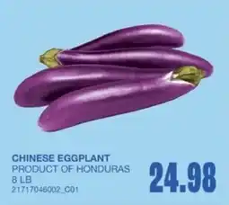 Wholesale Club Chinese eggplant offer