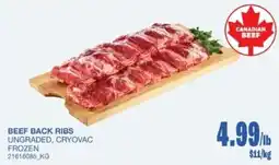 Wholesale Club Canadian beef beef back ribs offer