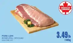 Wholesale Club Pork loin boneless, cryovac offer