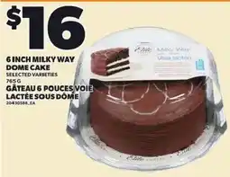 Independent Grocer Elite 6 inch milky way dome cake offer