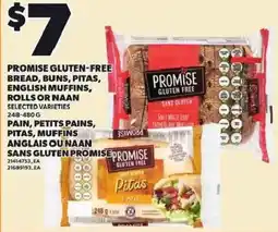 Independent Grocer Promise gluten-free bread, buns, pitas, english muffins, rolls or naan offer