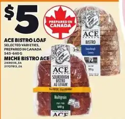 Independent Grocer Ace bistro loaf offer