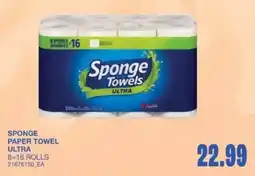 Wholesale Club Sponge paper towel ultra offer