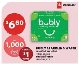 No Frills Bubly sparkling water offer