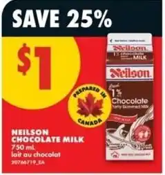 No Frills Neilson chocolate milk offer