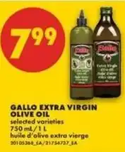 No Frills Gallo extra virgin olive oil offer