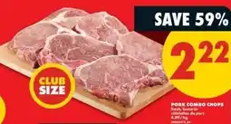 No Frills Pork combo chops offer