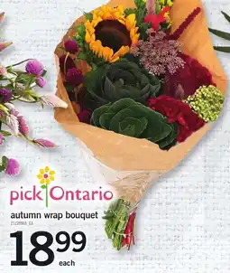 Loblaws pick ontario autumn wrap bouquet offer