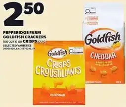 Independent Grocer Pepperidge Farm Goldfish Crackers offer