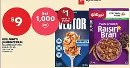 Independent Grocer Kellogg's jumbo cereal offer