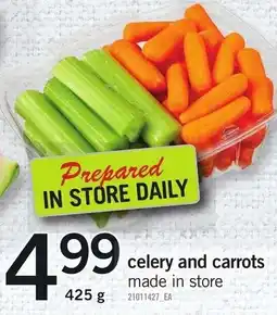 Loblaws celery and carrots offer