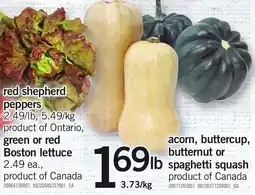 Loblaws acorn, buttercup, butternut or spaghetti squash offer