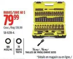 Canadian Tire 99 piece socket set offer