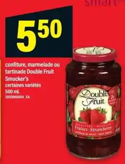 Maxi Smucker's confiture, marmelade ou tartinade Double Fruit certaines variétés offer