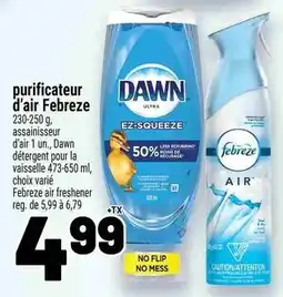 Metro Dawn purificateur d'air Febreze offer